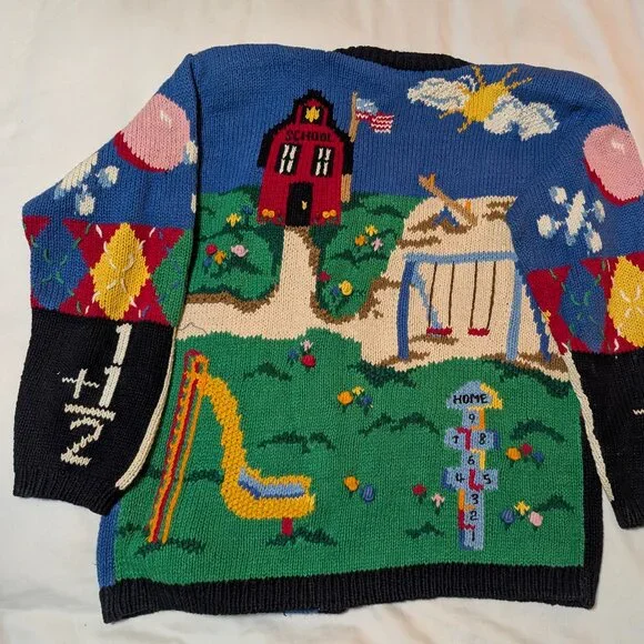 Vintage 1994 Collectable Eagles Eye Teacher Sweater - Picture 4 of 4